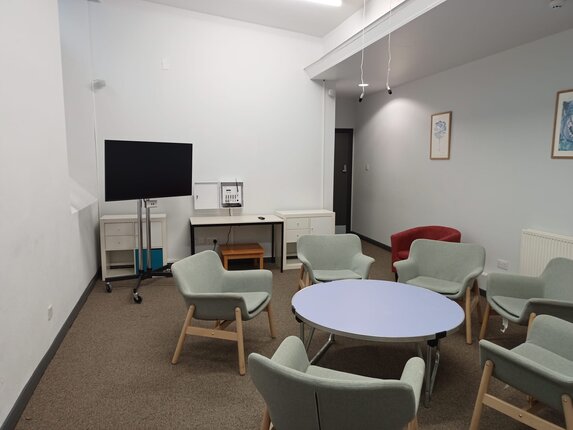 Community hall sound system before and after upgrade