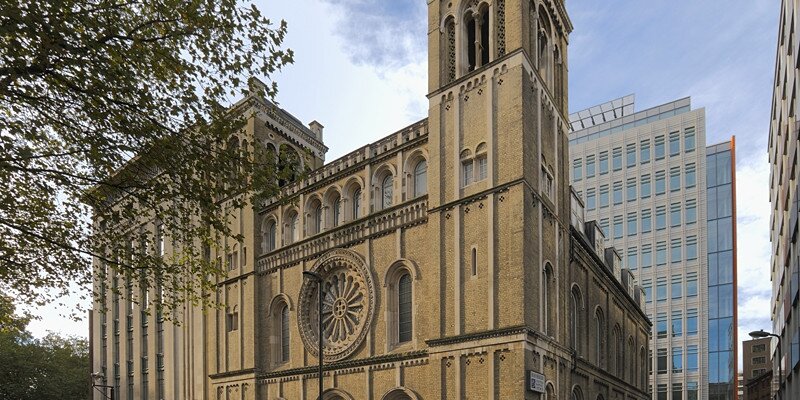 Mid-size parish AV system with wireless mics and display