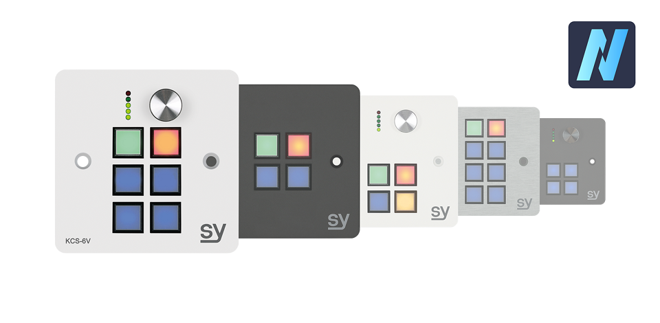 User-friendly AV control panel touchscreen