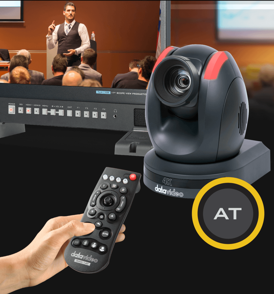 PTZ camera mounted in a church